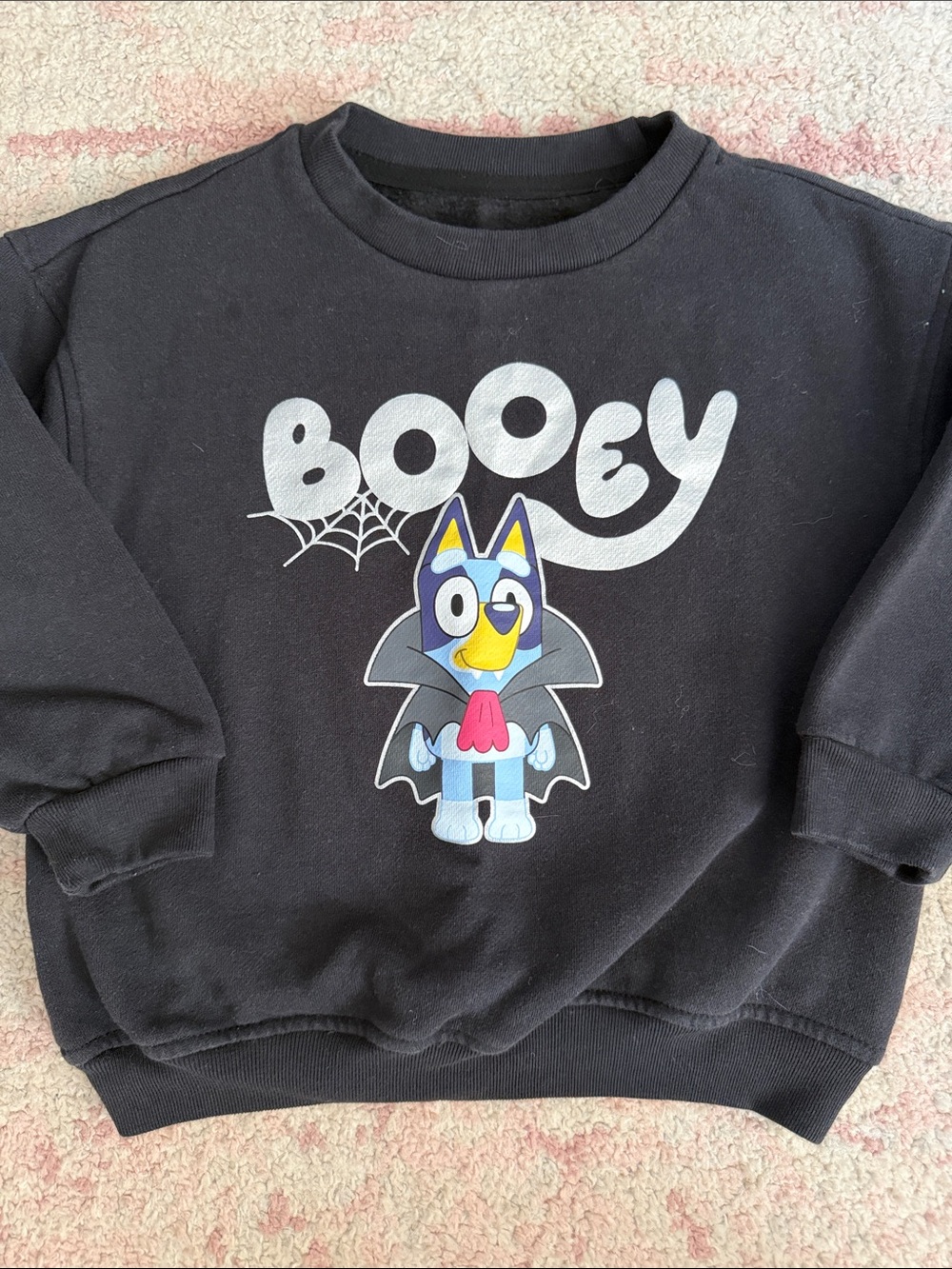 Gap Kids Black 'Booey' Bluey Halloween Sweatshirt - Size 4
